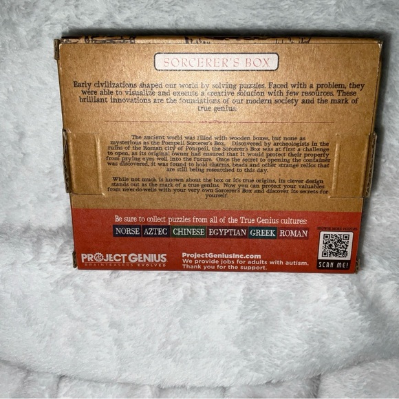 Project Genius Sorcerer's Box Wooden Brainteaser Puzzle BRAND NEW - Picture 15 of 16